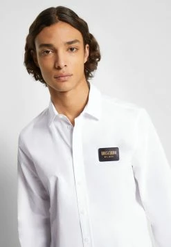 MOSCHINO SHIRT - Shirt - White -MOSCHINO SHOP c65cf623d2a84da5b54be274222bf899