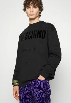MOSCHINO Sweatshirt - Black -MOSCHINO SHOP c78075e764eb45fbafe8d9fd4bc578ea