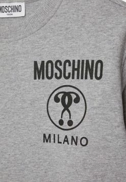 MOSCHINO ADDITION UNISEX - Sweatshirt - Melange Grey -MOSCHINO SHOP c7e5a285b5e5413eac3520f6ae303312