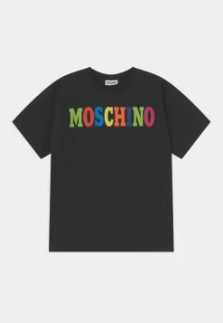 MOSCHINO MAXI UNISEX - Print T-shirt - Black