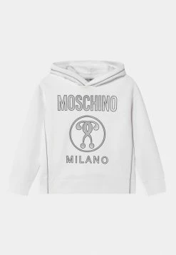 MOSCHINO HOODED UNISEX - Sweatshirt - Optical White