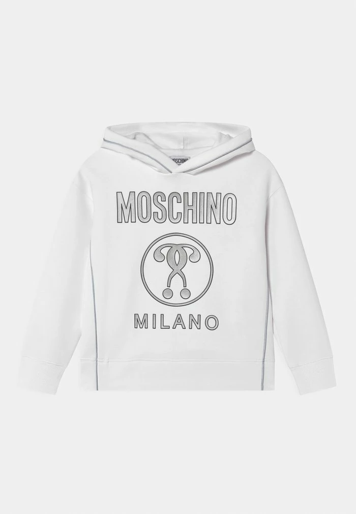 MOSCHINO HOODED UNISEX - Sweatshirt - Optical White 1 MOSCHINO HOODED UNISEX - Sweatshirt - Optical White