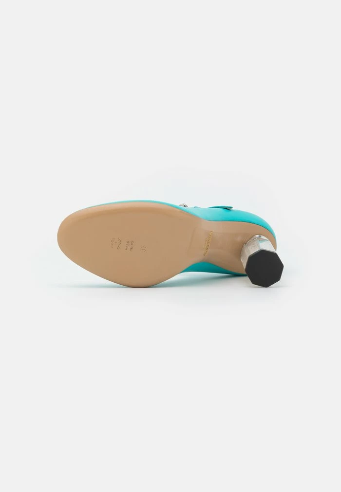 MOSCHINO Classic Heels - Turquoise 7 MOSCHINO Classic Heels - Turquoise - Image 7