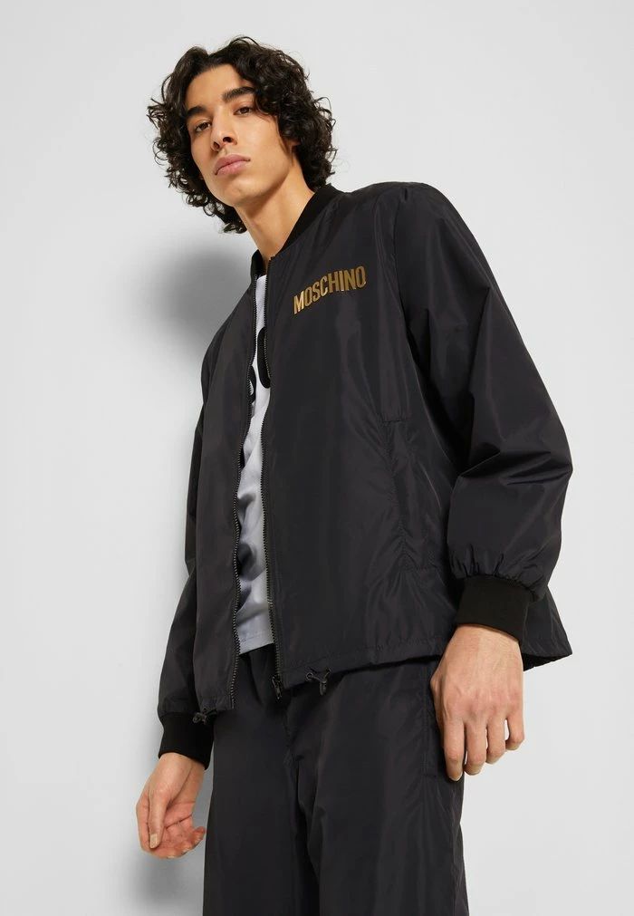 MOSCHINO LONG JACKET - Bomber Jacket - Black 6 MOSCHINO LONG JACKET - Bomber Jacket - Black - Image 6