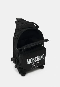 MOSCHINO DOUBLE SMILE LOGO - Across Body Bag - Fantasy Black 8 MOSCHINO DOUBLE SMILE LOGO - Across Body Bag - Fantasy Black -MOSCHINO SHOP ca4ac0046f1b42d9b84e75bf4ebb50d3