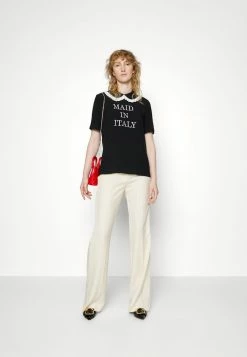 MOSCHINO BLOUSE - Print T-shirt - Fantasy Black -MOSCHINO SHOP cb8a80b8620d4075810d9eddf2c770eb