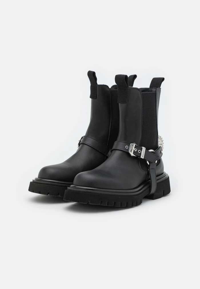 MOSCHINO Cowboy/biker Ankle Boot - Fantasy Color 3 MOSCHINO Cowboy/biker Ankle Boot - Fantasy Color - Image 3