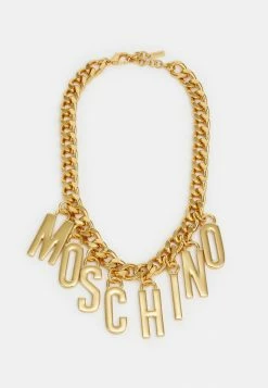 MOSCHINO NECKLACE - Necklace - Shiny Gold-coloured