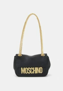 MOSCHINO SHOP 19 MOSCHINO LETTERING SHOULDER BAG - Across Body Bag - Black
