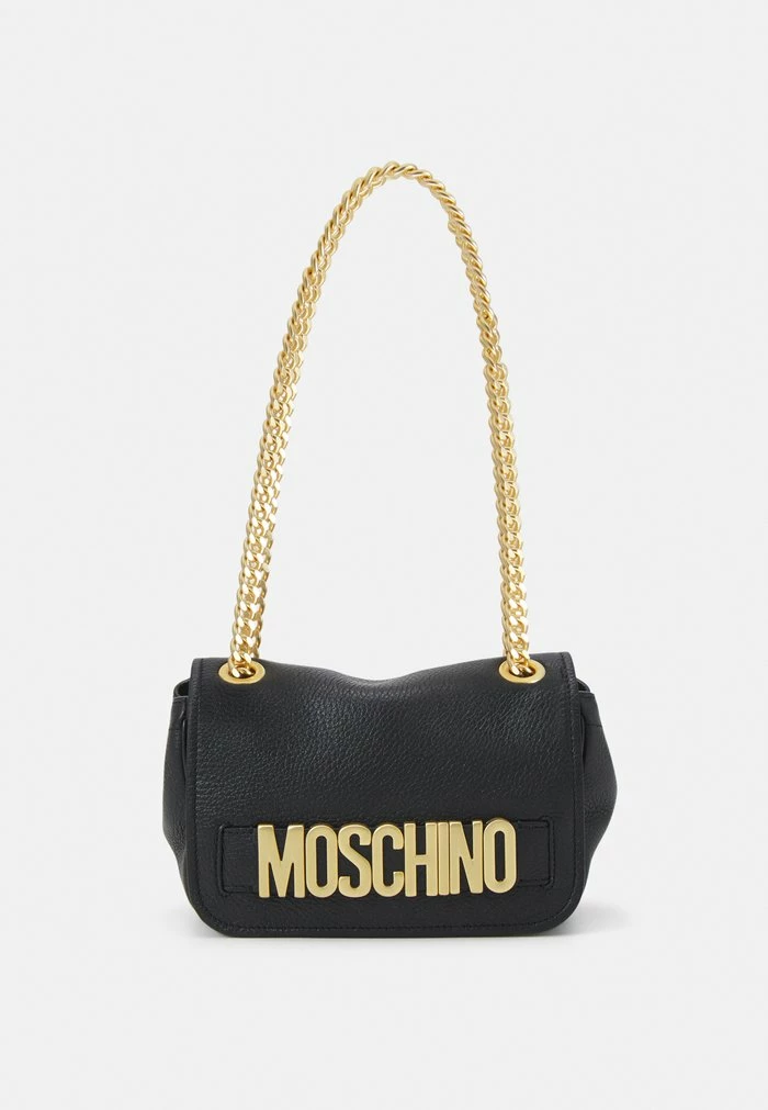 MOSCHINO LETTERING SHOULDER BAG - Across Body Bag - Black 1 MOSCHINO LETTERING SHOULDER BAG - Across Body Bag - Black