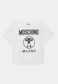 MOSCHINO MAXI TEE UNISEX - Print T-shirt - Optical White