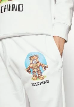 MOSCHINO Tracksuit Bottoms - Fantasy White -MOSCHINO SHOP ce4538cd9627492cb343b0ef788c18b5