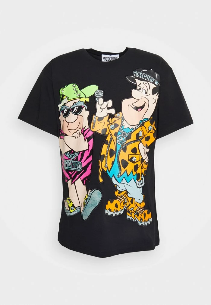 MOSCHINO UNISEX - Print T-shirt - Fantasy Black 6 MOSCHINO UNISEX - Print T-shirt - Fantasy Black - Image 6