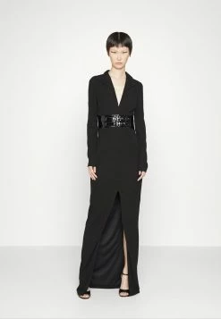 MOSCHINO BONDAGE BUCKLE - Jersey Dress - Fantasy Black -MOSCHINO SHOP cf2531fc27f7458c9b2af3b54146def4