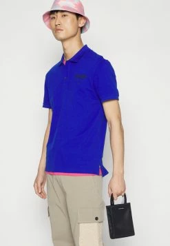 MOSCHINO UPPER BODY GARMENT - Polo Shirt - Blue -MOSCHINO SHOP cf626b90e10e468689b2bfe61b8cb55c