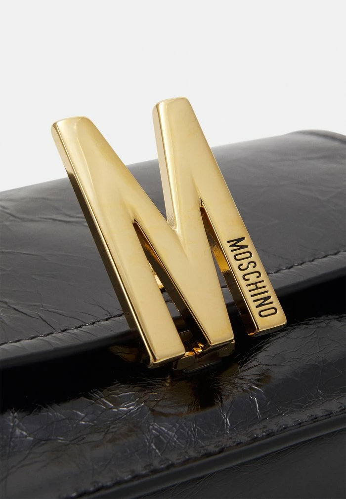 MOSCHINO GROUP SHOULDER BAG - Across Body Bag - Black 6 MOSCHINO GROUP SHOULDER BAG - Across Body Bag - Black - Image 6