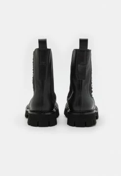 MOSCHINO MB24034G1F GA0 - Classic Ankle Boots - Black -MOSCHINO SHOP d06fc498b6764d73bf91f5cc614359ca