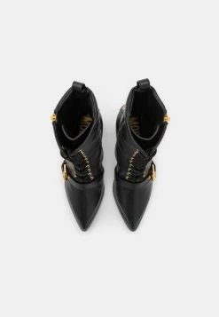 MOSCHINO Lace-up Ankle Boots - Nero -MOSCHINO SHOP d0eee54efd544d4892605201821ada69