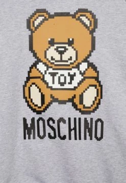 MOSCHINO HOODED UNISEX - Sweatshirt - Grey -MOSCHINO SHOP d122f511eb7a46c48b51d4a4c11635fe