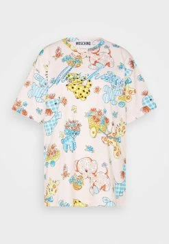 Alternative view of MOSCHINO CALICO ANIMALS - Print T-shirt - Pink