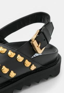 MOSCHINO Platform Sandals - Nero -MOSCHINO SHOP d184fd76d6bf431e8844486fe44ff5ab