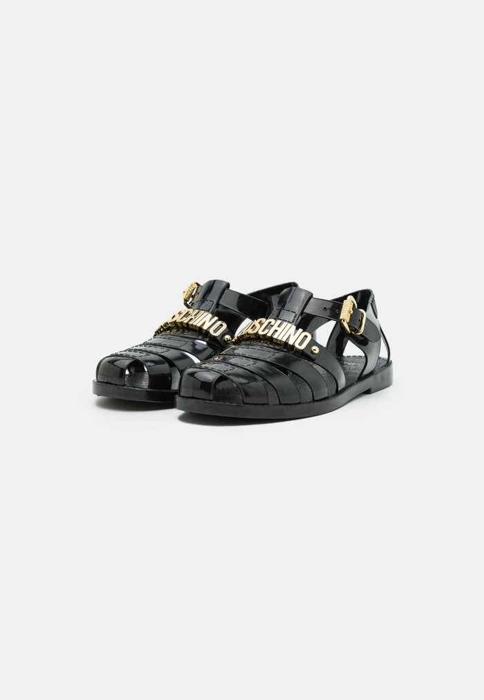 MOSCHINO Pool Slides - Nero 2 MOSCHINO Pool Slides - Nero - Image 2