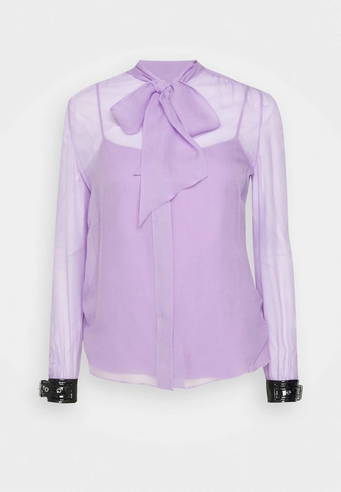 MOSCHINO BONDAGE BUCKLE - Button-down Blouse - Fantasy Violet 7 MOSCHINO BONDAGE BUCKLE - Button-down Blouse - Fantasy Violet - Image 7