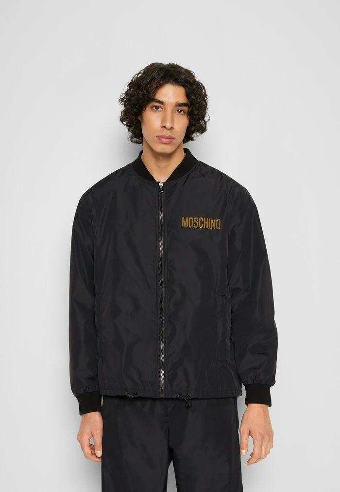 MOSCHINO LONG JACKET - Bomber Jacket - Black 3 MOSCHINO LONG JACKET - Bomber Jacket - Black - Image 3