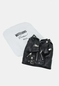 MOSCHINO DOG BIKER JACKET - Other Accessories - Black -MOSCHINO SHOP d34b1ca8148745af96234fc2044f780e