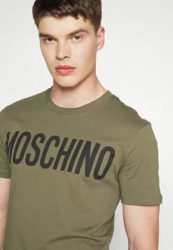 MOSCHINO Print T-shirt - Green -MOSCHINO SHOP d3f2809a8ac84eb8b6f615b5ab5cd12a