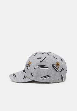 MOSCHINO HAT UNISEX - Cap - Grey Melange -MOSCHINO SHOP d425268dc49b43e1a26b1cc4501c1a59
