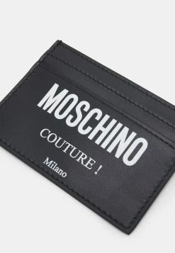 MOSCHINO CARD CASE UNISEX - Wallet - Fantasy Black -MOSCHINO SHOP d43fbe0989184295b02319da25c71133
