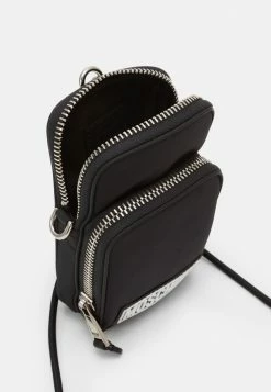 MOSCHINO LABEL UNISEX - Across Body Bag - Fantasy Black -MOSCHINO SHOP d4bc2018a7d94b34befbd6c6e27f0951