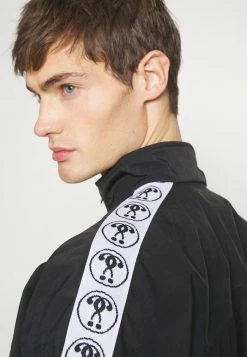 MOSCHINO OUTERWEAR - Training Jacket - Black -MOSCHINO SHOP d555e4b444584af8a6707c75d9e79386