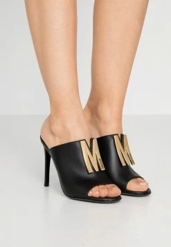 MOSCHINO Heeled Mules - Nero