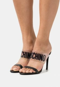 MOSCHINO Heeled Mules - Nero