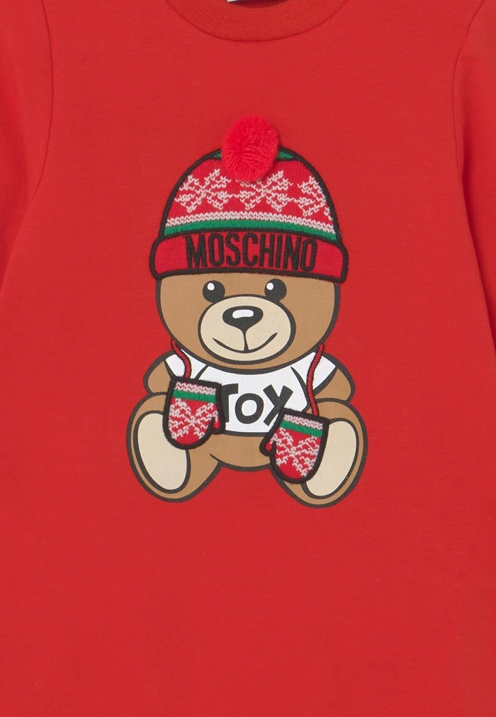 MOSCHINO BABYGROW GIFT BOX SET UNISEX - Baby Gifts - Poppy Red 4 MOSCHINO BABYGROW GIFT BOX SET UNISEX - Baby Gifts - Poppy Red - Image 4