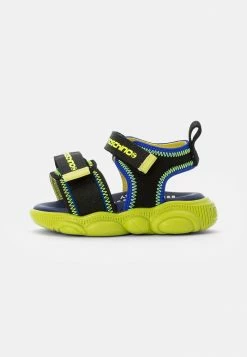 MOSCHINO Sandals - Black/yellow/indigo
