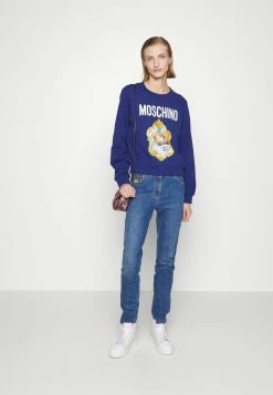 MOSCHINO Sweatshirt - Fantasy Blue -MOSCHINO SHOP d8d67ccaba0944a48ef1229b20408f10