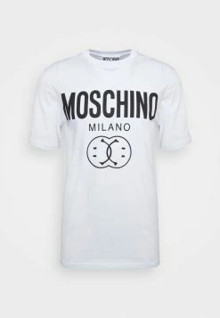 MOSCHINO Print T-shirt - Fantasy White -MOSCHINO SHOP d95e69ed48f44a91867104cad046f9dc