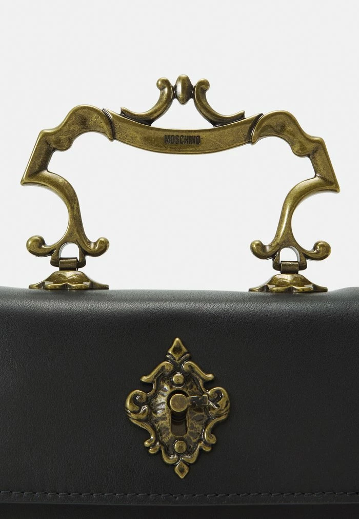 MOSCHINO HANDLE WITH CARE SHOULDER BAG - Handbag - Fantasy Black 5 MOSCHINO HANDLE WITH CARE SHOULDER BAG - Handbag - Fantasy Black - Image 5