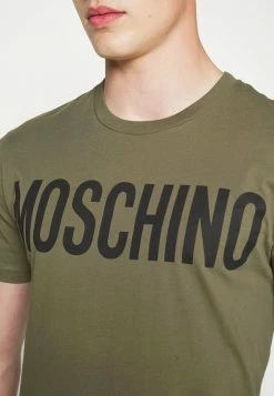 MOSCHINO Print T-shirt - Green -MOSCHINO SHOP da6bc8a24bce4a4f91e9ff0983560075