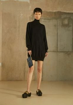 MOSCHINO ICONIC TEDDY BEAR - Jumper Dress - Fantasy Black