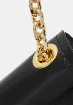 MOSCHINO GROUP SHOULDER BAG - Across Body Bag - Black -MOSCHINO SHOP dbb1071d9f7f4cab81893443e032f748