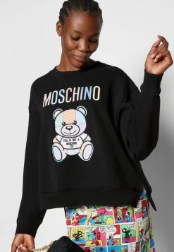 MOSCHINO TEDDY - Sweatshirt - Black -MOSCHINO SHOP dc97c0c4e0ce43d5a607c864b3c223b7