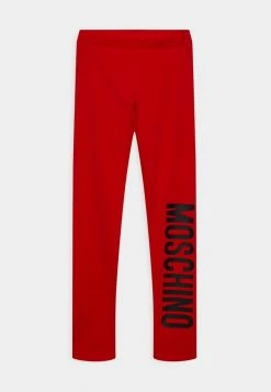 MOSCHINO UNISEX - Leggings - Trousers - Poppy Red