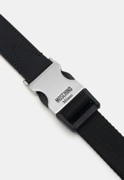 MOSCHINO LOGO UNISEX - Bum Bag - Fantasy Print Yellow -MOSCHINO SHOP dd4273e7ba9e42a6a0bec9fa4e6c6b62