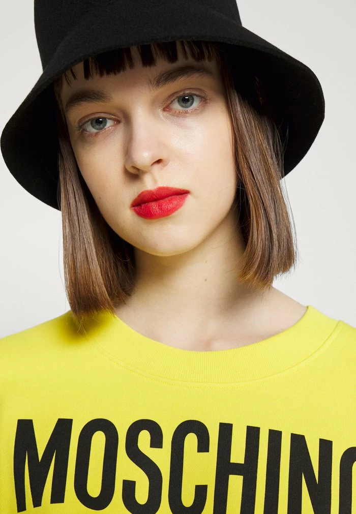 MOSCHINO INSTITUTIONAL LOGOS - Sweatshirt - Fantasy Yellow 7 MOSCHINO INSTITUTIONAL LOGOS - Sweatshirt - Fantasy Yellow - Image 7