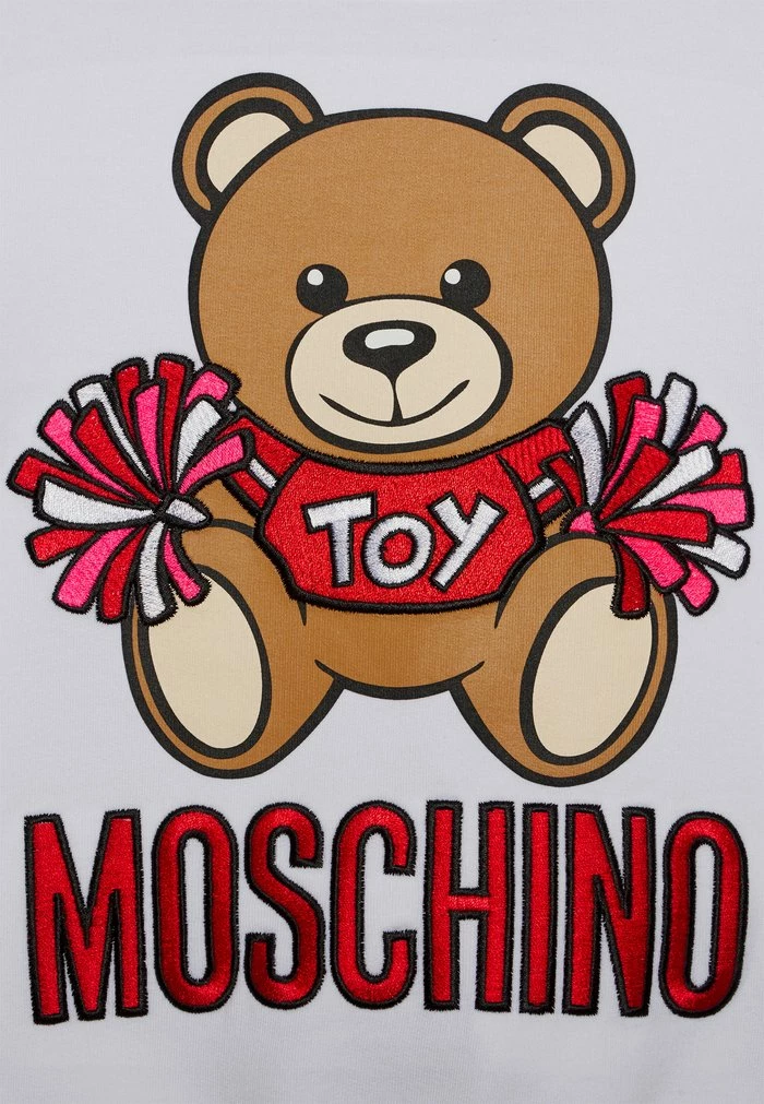 MOSCHINO UNISEX - Sweatshirt - Optical White 3 MOSCHINO UNISEX - Sweatshirt - Optical White - Image 3
