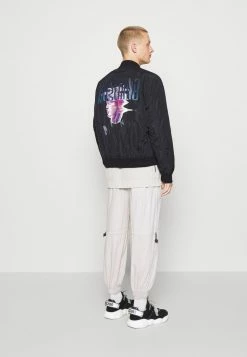 MOSCHINO Bomber Jacket - Black -MOSCHINO SHOP df684088324b4c1eb8776da8b29e7daa